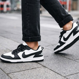 کتونی مردانه نایک NIKE PANDA رنگ مشکی سفید نمای داخل پا