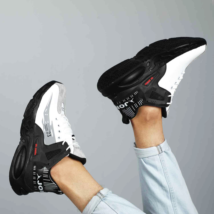 کتونی پیاده روی مردانه مایکل جردن 23 رنگ سفید