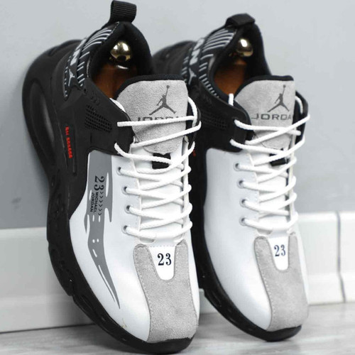 کفش اسپرت مردانه نایک ایر جردن 23 رترو سفید مشکی