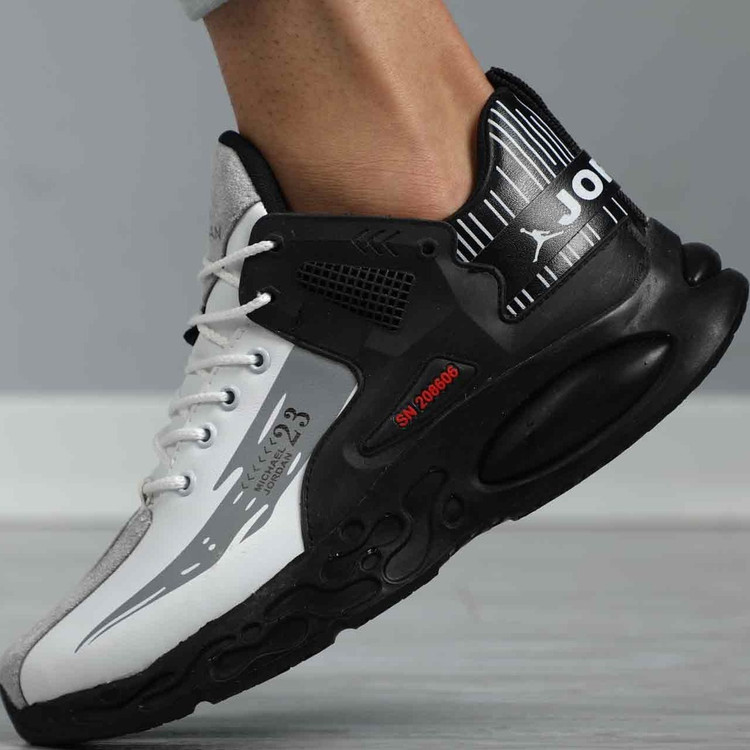 کفش اسپرت زنانه نایک ایر جردن 23 رترو سفید مشکی و مشکی