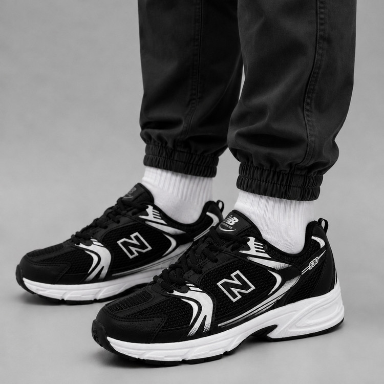 نیوبالانس 530 مردانه سفید سرمه ای جدید و ترند newbalance