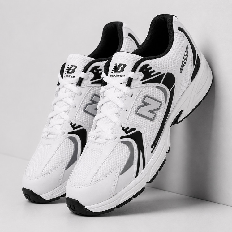 کفش نیوبالانس ۵۳۰ زنانه سفید مشکی (New Balance 530)