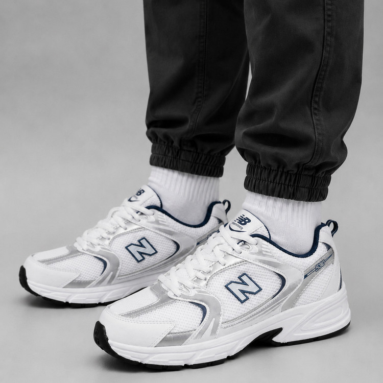 کتونی نیوبالانس 530 زنانه قهوهای سفید (سایز 37 تا 40) | new balance 530